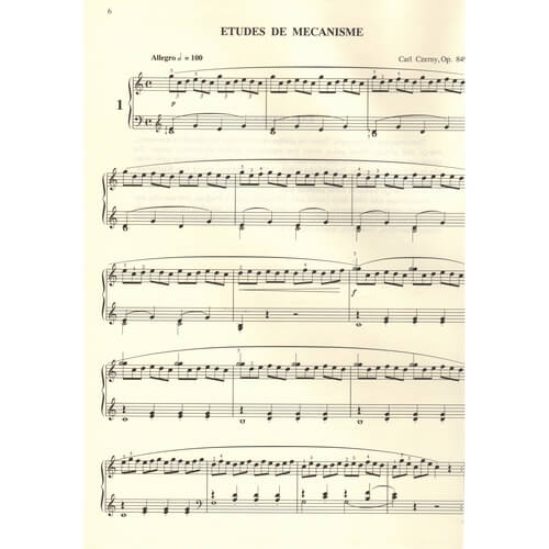 Czerny C. - 30 Studies for Piano Op.849 - Publisher: Zaranikas Music Store - Score Sample - Zaranikas