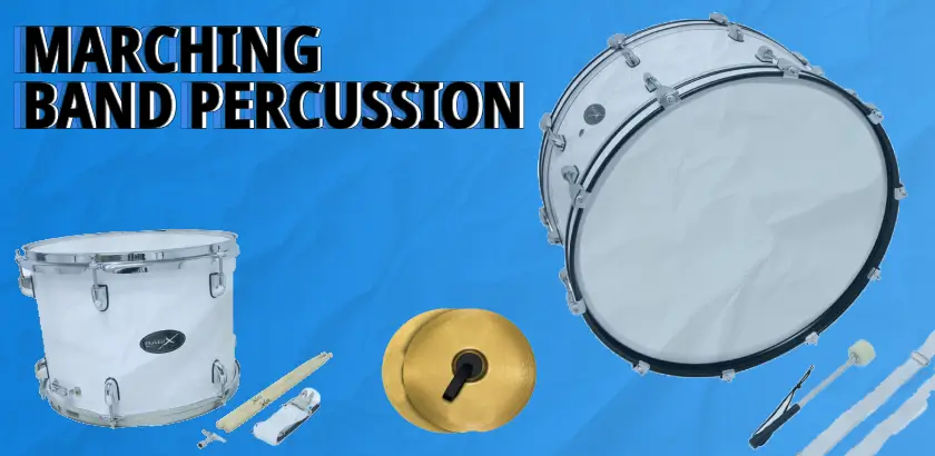 The best prices at marching band percussion instruments