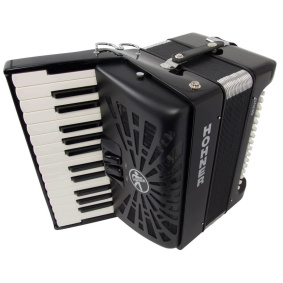 Hohner Bravo II 60 BK Silent Key Ακκορντεόν Μαύρο-2-min