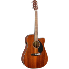 Fender CD-60SCE Dreadnought Ηλεκτροακουστική Κιθάρα All-Mahogany-2-min