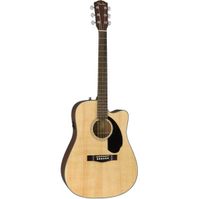 Fender CD-60SCE Dreadnought Ηλεκτροακουστική Κιθάρα Natural-2-min