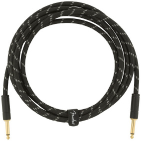 Fender Deluxe Series Καλώδιο Οργάνου 3m Black Tweed-2-min