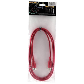 RockCable RCL 30700 Καλώδιο Midi 1m Κόκκινο-2-min