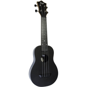 Flight TUS35 Travel Soprano Ukulele Black-2-min