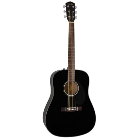 Fender CD-60S Dreadnought Ακουστική Κιθάρα Black-2-min