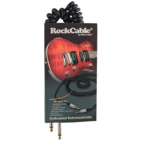 RockCable RCL 30205 D6 C Καλώδιο Οργάνων Σπιράλ Jack-Jack 5m Black-2-min
