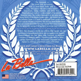 La Bella BZ508 Χορδές Μπουζουκιού 8άχορδου 010-2-min