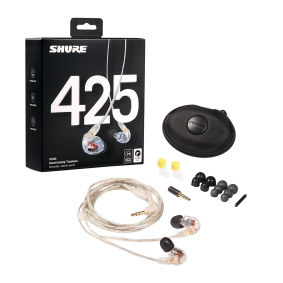 Shure SE425-CL Διάφανα Ακουστικά Δύο Δρόμων-2-min