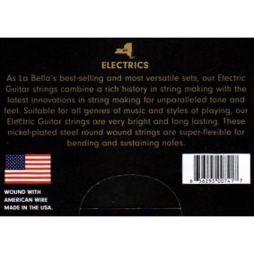 La Bella HRS-81 Χορδές 8άχορδης Ηλεκτρικής Κιθάρας Extra Light 9-74-2-min
