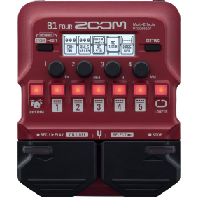 Zoom B1 FOUR Πολυεφέ Ηλεκτρικού Μπάσου-2-min