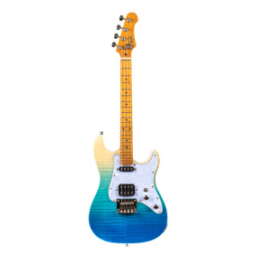 Flight Pathfinder Tenor Ηλεκτρικό Ukulele Transparent Blue-2-min