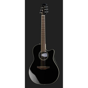 Ovation Celebrity Std CS24-5-G Mid-Depth Ηλεκτροακουστική Κιθάρα Cutaway Black-2-min