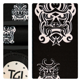 TGI TGS28211 Ζώνη Κιθάρας Warrior Mask Μαύρη-2-min
