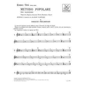 RICORDI Orsi - Metodo Popolare Per Saxofono-2-min