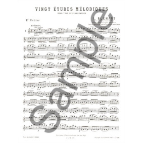 Blemant 20 Etudes Melodiques Vol.1-2-min