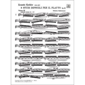 RICORDI KOHLER 8 Studi Per Il Flauto Op. 33-111-2-min