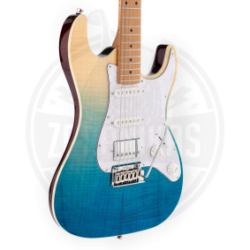 JET JS-450 TBL Stratocaster HSS Ηλεκτρική Κιθάρα Transparent Blue-2-min