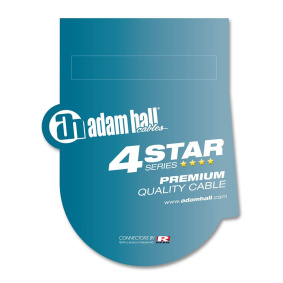 Adam Hall K4IPP0450 4Star Series Καλώδιο Οργάνων 1/4 Mono Jack - 1/4 Mono Jack 4,5m Μαύρο-2-min