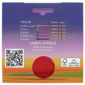 Larsen Aurora Χορδές Βιολιού 4/4 D Alu Strong-2-min