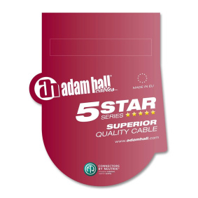 Adam Hall K5IPP0450 5Star Series Καλώδιο Οργάνων 1/4 Mono Jack - 1/4 Mono Jack 4.5m Μαύρο-2-min