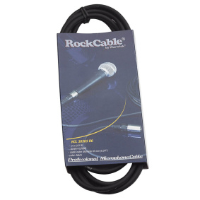 RockCable RCL 30303 D6 Καλώδιο Μικροφώνου XLR-XLR 3m Black-2-min