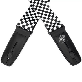 Lock-It Poly Plush 2 Ζώνη Κιθάρας - Μπάσου Checkerboard-2-min