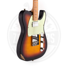 JET JT-350 Relic SB Telecaster Ηλεκτρική Κιθάρα Sunburst-2-min
