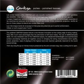 Savarez 510AJH Alliance Cantiga Polished Χορδές Κλασικής Κιθάρας High-2-min