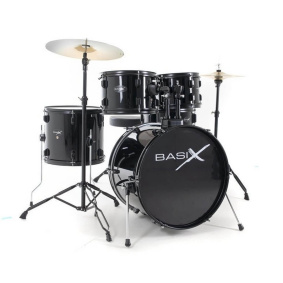 Gewa PS800050 BasiX Dynamic Σετ Ντραμς Black-2-min