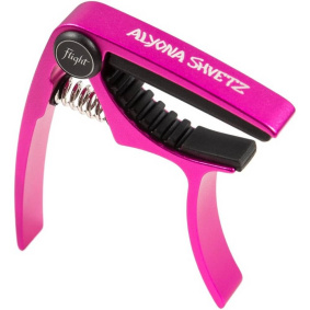Flight FC-SHVETZ Alyona Shvetz Signature Καποτάστο Ukulele Ροζ-2-min