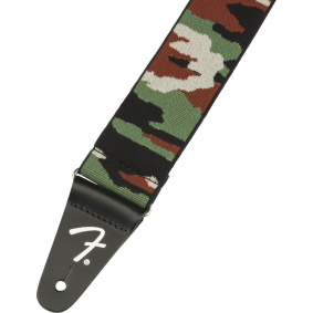 Fender WeighLess Camo 2 Ζώνη Κιθάρας - Μπάσου Woodland-2-min