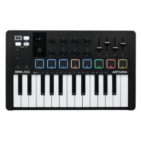 Arturia Minilab 3 Midi Keyboard Black-2-min