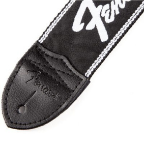Fender Running Spaghetti Logo Ζώνη Κιθάρας Μαύρη-2-min