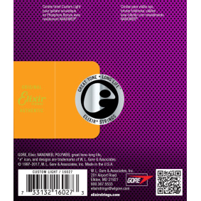 Elixir 16027 Nanoweb Χορδές Phosphor Bronze Ακουστικής Κιθάρας 11-52-2-min