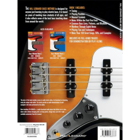 Hal Leonard Bass Method Book 1 - Ed Friedland (2nd Edition) w/ AUDIO-2-min