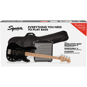 Squier Affinity Precision Πακέτο Ηλεκτρικού Μπάσου Black-2-min