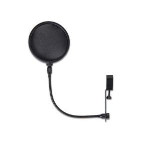 Gewa 170842 Pop Filter Μικροφώνου Μαύρο-2-min