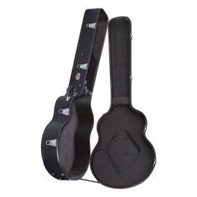 Gewa 523116 Flat Top Economy Βαλίτσα Jumbo Ακουστικής Κιθάρας/ Ακουστικού Μπάσου Μαύρη-2-min