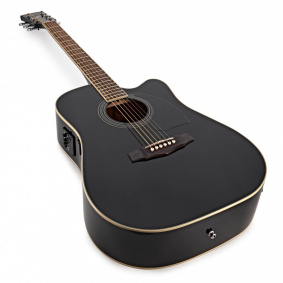 Ibanez PF15ECE-BK Dreadnought Ηλεκτροακουστική Κιθάρα Black-2-min
