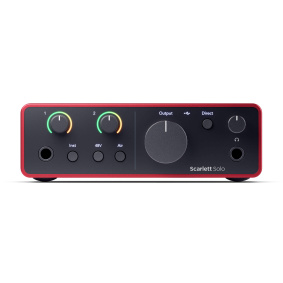 Focusrite Scarlett Solo 4th Gen Κάρτα Ήχου USB-2-min