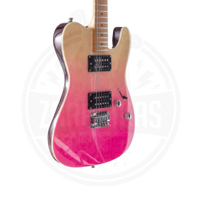 JET JT-450 QTPK Telecaster HH Ηλεκτρική Κιθάρα Quilted Trans. Pink-2-min