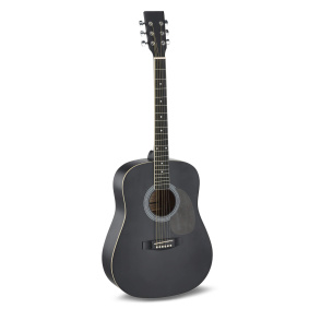 Gewa PS501316150 Cataluna Dreadnought Ακουστική Κιθάρα Μαύρη (με Θήκη)-2-min